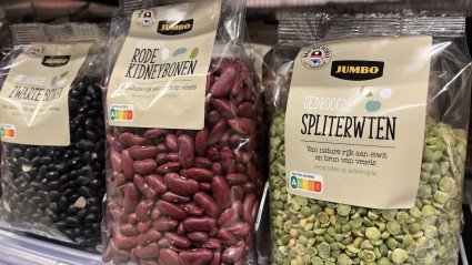 Jumbo eerste landelijke supermarkt met spliterwten en bonen uit Nederland